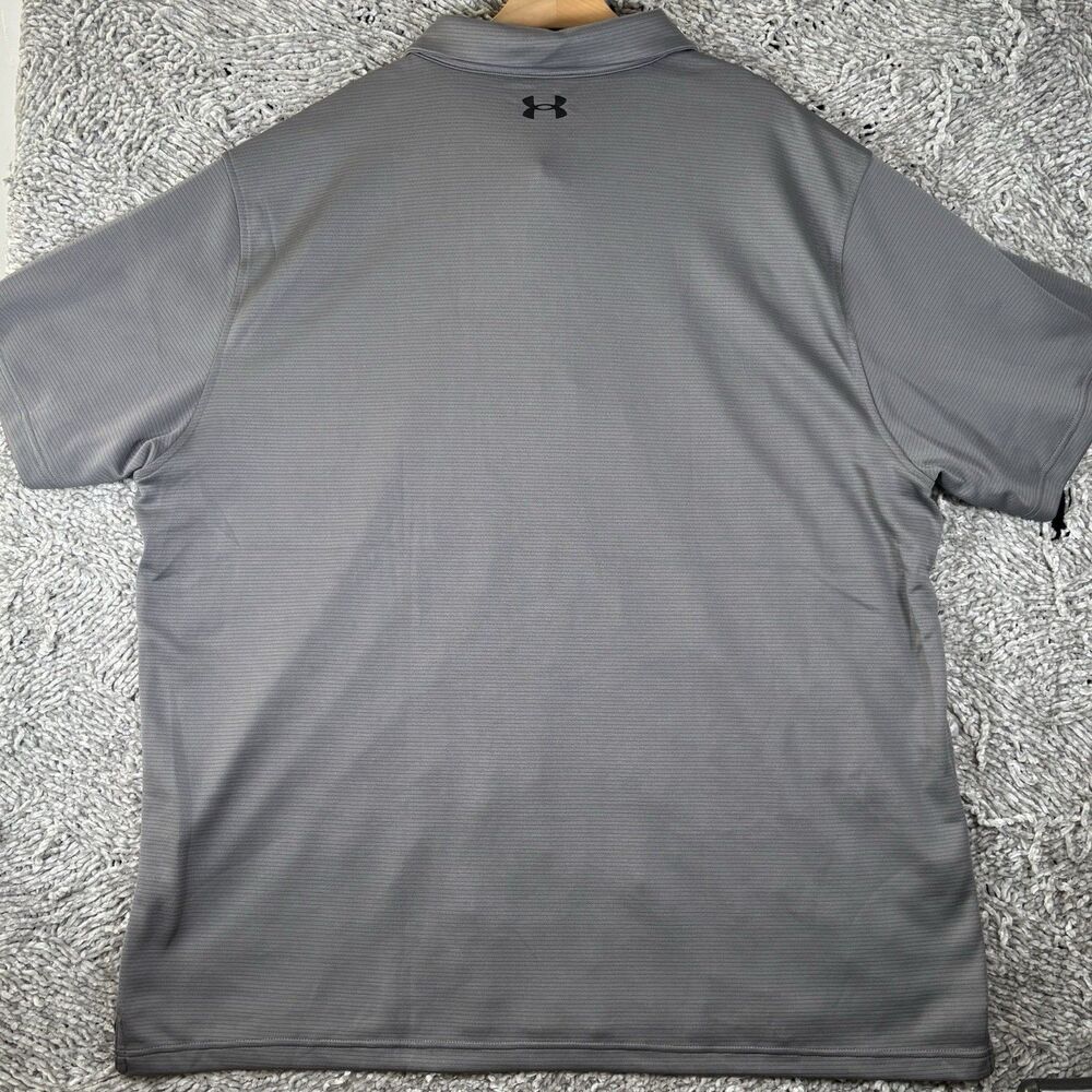 Under Armour Polo Shirt Bundle Of Two Men’s Size 4XL Baby Blue Gray Stretch Golf - Picture 9 of 11